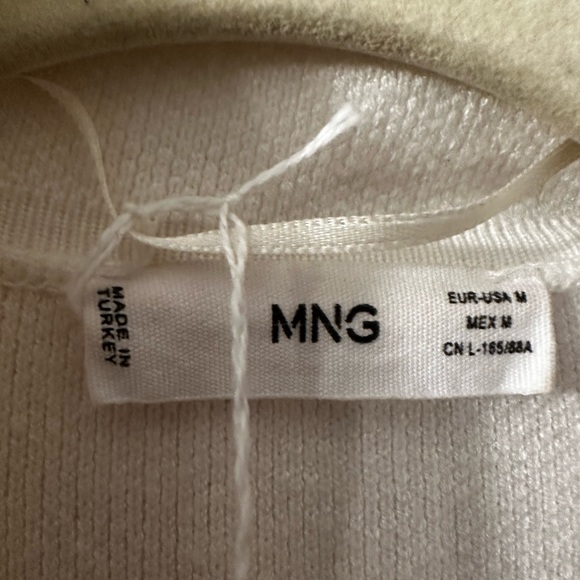 MNG cream button down sweater - Picture 3 of 3